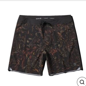 Roark Passage Primo 18" Nocturnal Black Boardshort